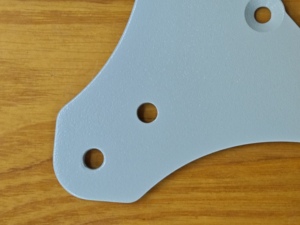 Plaque de montage en acier fabriquée avec précision par CNC, surface avec revêtement en poudre, dimensions 300x200x20mm, garantie 1 an pour moniteur d'équipement - Product Image 3