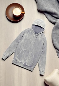 Sudadera Unisex con Capucha y Cierre de Cremallera, Corte Regular, Color Gris, Manga Larga, Felpa de Algodón, Ropa Casual de Invierno, Bordada - Product Image 4