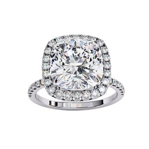 SHREERAJ SOLITAIRE Certifié 2.50 Carat Lab Grown Coussin Cut Boucles D'oreilles EF Couleur VVS2 VS1 Or 18K IGI Ethnique Bijoux De Mariée - Product Image 1