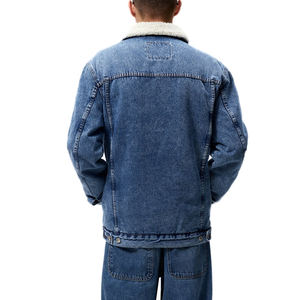 Veste en jean vintage pour homme avec doublure polaire thermique douce, veste en denim de qualité supérieure, vêtement d'extérieur décontracté pour l'hiver - Product Image 3
