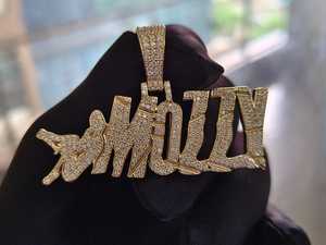 Pendentif Lettre Moissanite Iced Out avec sertissage griffe taille brillant rond, base en argent plaqué or 18 carats, style Hip Hop, breloque pour homme - Product Image 5