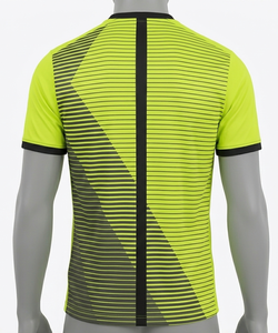 Polo de football de qualité supérieure en sublimation avec col et brassard en maille plate, 100 % polyester jacquard 150 g/m² - Product Image 4