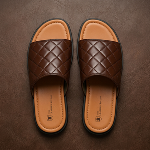 Sandalias de PU Acolchadas de Alta Calidad, Punta Abierta, Moda de Verano, Antideslizantes, Planas, en Negro, Blanco y Marrón - Product Image 3