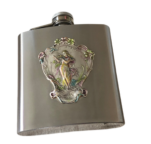 Petaca de Cobre Antigua, a Prueba de Fugas, Estilo Vintage, Botella Portátil para Licor, Ideal para Regalo, Venta al por Mayor, Decoración del Hogar - Product Image 2