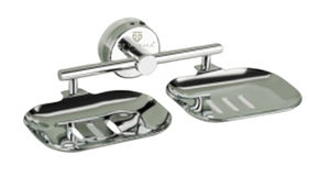 Jabonera Doble Ecológica de Diseño Moderno, Colección Arion, para Baño, Cocina, Habitaciones de Hotel, Organización de Mostradores - Product Image 3