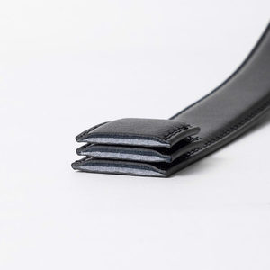 เข็มขัดหนังวัวแท้ TST3104 สำหรับผู้ชาย แบบอัตโนมัติ หัวเข็มขัดเหล็ก พร้อมพื้นผิวลายคาร์บอน ป้องกันรอยขีดข่วน ดีไซน์ทนทาน - Product Image 2