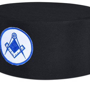 Casquette de Maître Maçon de Loge Bleue avec emblème G de compas carré blanc et bleu, broderie 3D, satin, couleurs personnalisables, unisexe, pour l'extérieur - Product Image 5