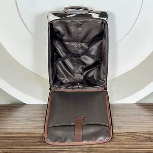 Juego de Maletas de Viaje de 2 Piezas de Cuero Vacuno Estilo Occidental, Maleta con Ruedas de Cuero Repujado a Mano y Bolsos Cruzados a Juego - Product Image 5