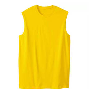 Chaleco Deportivo al Por Mayor con MOQ Bajo, Ropa Urbana de Alta Calidad, 100% Algodón, 275 GSM, Lavado Ácido, Camiseta sin Mangas para Hombre - Product Image 1