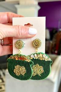 Pendientes de lujo hechos a mano para mujer, estilo bohemio con cuentas, proveedor mayorista a precio de mayoreo - Product Image 6