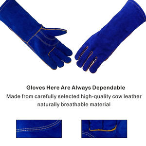 Guantes de Trabajo de Cuero de Alta Calidad Hechos en Pakistán, Producto Premium, Resistentes al Calor, Impermeables, Personalizables - Product Image 1