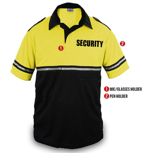 Uniforme de Verano para Guardias de Seguridad, Camisa Azul de Manga Corta para Conserjes de Hoteles y Propiedades - Product Image 5