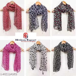 Bufanda Larga Premium de Tela Suave, Pañuelo para la Cabeza con Impresión Personalizada, Etiqueta Blanca, MOQ Bajo, Fabricante Textil OEM ODM - Product Image 6