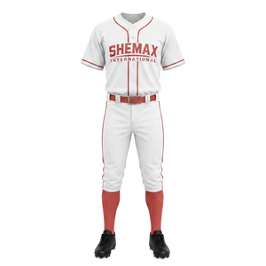 Dernier design, nouveau style, uniforme de baseball respirant, qualité supérieure, couleurs et logo personnalisables pour l'entraînement sportif des hommes adultes - Product Image 1