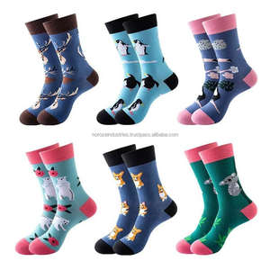 Calcetines de Algodón de Media Caña para Hombre y Mujer, Estilo Europeo y Americano, Medias Extranjeras - Product Image 2