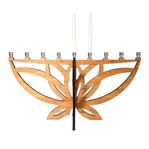 Tasses à bougies Menorah en laiton pour décor à la maison avec embouts de cordon élégant autres bougeoirs lanternes pots à bougies pour la décoration de la maison - Product Image 3