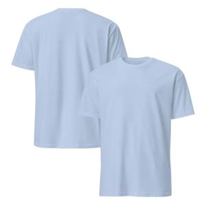 Camiseta Unisex Beige de Cuello Redondo y Manga Corta, 100% Poliéster, Estampado Animal, Color Liso, Ajuste Personalizado para Adultos - Product Image 6