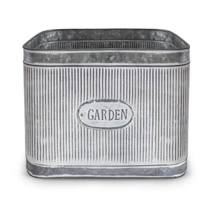 Pot de fleurs en fer fait main au style contemporain pour la décoration moderne de la maison, du jardin et du bureau - Product Image 3