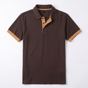 Camiseta de Golf de Talla Grande, Personalizada al por Mayor, 100% Algodón, Tejida, de Alta Calidad, con Logotipo Bordado, Transpirable y Ecológica - Product Image 2