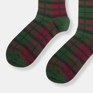 Wallace Red Green Tartan Pattern Traditional Scottish <b>Socks</b> for Kilts Highland Outfit Top Selling 2026 - Product Image 4