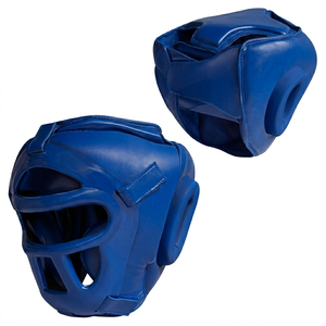 Protector de Cabeza de Boxeo de Cuero Ajustable, Transpirable, Antideslizante, con Visera Transparente, para Entrenamiento de Artes Marciales y Kick Boxing para Hombres Adultos - Product Image 4
