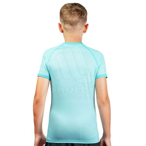 Rashguard MMA pour enfants, respirant, à manches courtes, en tissu durable, haut de performance pour l'entraînement quotidien - Product Image 2