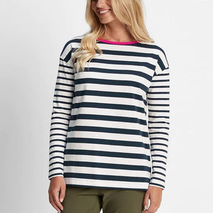 Camiseta de Manga Larga para Mujer, Nueva Colección, a la Moda, de Color Sólido, Estilo Casual, Venta al Por Mayor - Product Image 3