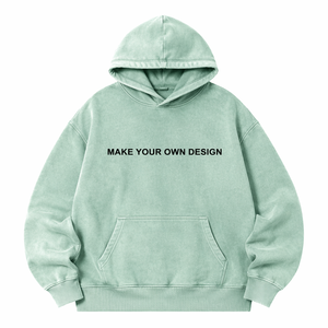 Sudadera con Capucha Personalizada con Estampado Puff, Bordado y Pedrería, Sudadera Oversize de Algodón, Fabricante OEM - Product Image 2