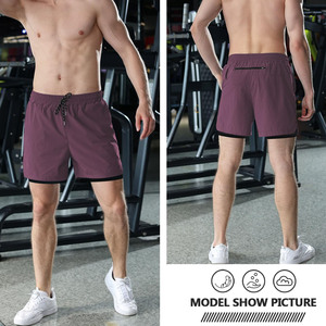 2026 Custom Men's Embroidery Printing Logo Drawstrings Heavyweight Cotton Polyester Fleece Terry Joggers <b>Shorts</b> for Men - Product Image 5