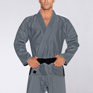 Yellow Karate Kimono for Men Regular Fit One Piece Martial Arts Wear with <b>White</b> <b>Belt</b> Breathable 100% Cotton 320g Durable - Product Image 6