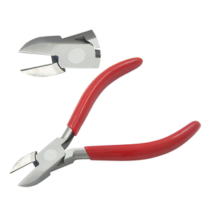 Lap Joint Side <b>Cutter</b> Stainless Steel PVC Handles 130mm Total Length Semi <b>Flush</b> Cut/Wire Cutting Plier Jewelry Making Fishing - Product Image 1