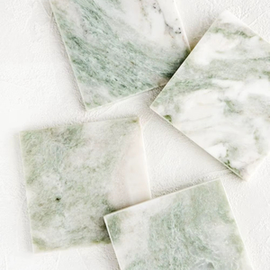 High Quality <b>Marble</b> <b>Coasters</b> With Smooth Finish Durable Table Protection For Dining Room Coffee Table And Bar By Handmade C - Product Image 1