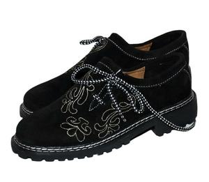 Lederhosen รองเท้าสีน้ำตาลอูฐรองเท้าบาวาเรียสำหรับผู้ชายที่มีสีและขนาดที่กำหนดเอง - Product Image 4