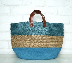 2026 Custom Bohemian Style Cotton Jute Tote <b>Bag</b> for Women Lady Fashion Leather Handle Open Beach Shopping <b>Messenger</b> <b>Bag</b> Trending - Product Image 4