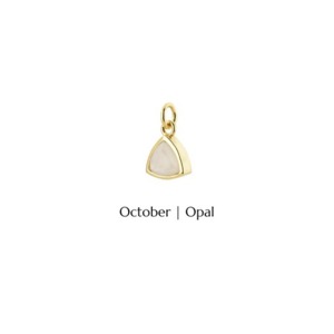 Pink Quartz Trillion Shape Gemstone Pendant - 925 Sterling <b>Silver</b> Gold Plated Bezel Pendant, Faceted Gemstone Tiny <b>Charm</b> - Product Image 5