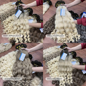 Livraison dans le monde entier Prix de gros vendeurs Kératine U-Tip Extensions de cheveux crus Cheveux ondulés naturels de très haute qualité - Product Image 4