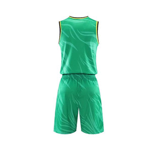 Ensemble de tenue de basket-ball de qualité supérieure, ajustement élastique, prix d'usine en gros, kit d'équipe personnalisé, uniforme de basket-ball - Product Image 5