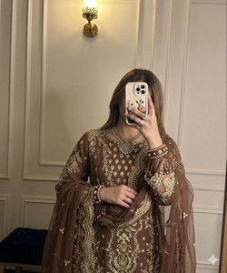 Designer Georgette Embroidered Salwar Kameez With Dupatta Women Ethnic Wear Wedding Party Outfit Regular 80725 LADY LOOK-027 - Product Image 2