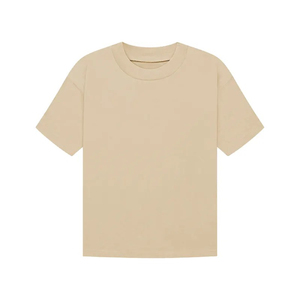 Camiseta deportiva de cuello redondo, estilo boxy, oversize, streetwear, de algodón 100% de alto gramaje, corte cropped para hombre - Product Image 3