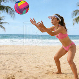 วอลเลย์บอลระดับมืออาชีพ ทนทาน ผลิตจากวัสดุคอมโพสิตคุณภาพสูง พื้นผิวนุ่ม เหมาะสำหรับการฝึกซ้อม การพักผ่อน และการแข่งขัน - Product Image 2