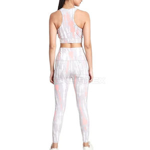 Conjunto de Yoga para Mujer de 2 Piezas, Ropa Deportiva Corta, Sólida, de Secado Rápido, Transpirable, Duradera, Diseño Moderno y Delgado, Ropa de Entrenamiento - Product Image 2