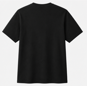 T-shirt décontracté pour homme en coton jersey noir à manches courtes, col rond, imprimé sur le devant, pour l'Université d'État TSU, pour maman - Product Image 2
