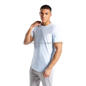 Camiseta al por mayor 100% algodón 180 g/m² OEM/ODM con logo personalizado impreso, camiseta lisa unisex para hombre hecha de tela jersey. - Product Image 5