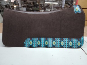 Tapis de selle en feutre de laine Western, couverture de selle de cheval profilée, absorbant les chocs, pour l'équitation sur sentier et ranch - Product Image 3