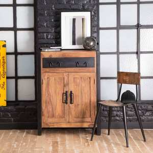 Buffet en bois d'acacia Vandana Radiant Orion, 80 cm, Havana - Product Image 1