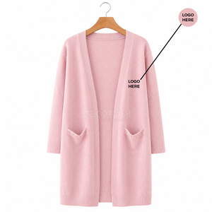 Abrigo Casual de Manga Larga con Botones en la Parte Delantera, Corte Holgado, Nueva Colección Otoño-Invierno de la Hermandad Femenina Cosh International, en Acrílico - Product Image 5