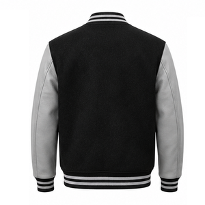 Blouson universitaire Prime pour homme en laine, style bomber, vêtement d'extérieur, patchwork personnalisé, tenue d'équipe, vente en gros, producteur, fournisseur, OEM, ODM, en vrac - Product Image 3