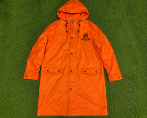 Custom Long Hooded Waterproof <b>Raincoat</b> PU PVC Windproof Outdoor Fishing Hiking Workwear Unisex OEM ODM Custom Logo LANEX IMPEX - Product Image 6