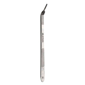 Cuchilla de Bisturí para Cirugía Dental, Mango de 21 cm de Largo, Mango de Bisturí Angulado, Cuchilla Afilada, Instrumento Médico, Soporte para Cuchilla de Bisturí Larga - Product Image 1