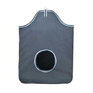 <b>Canvas</b> Horse Hay Bag Slow Feed Durable Hay Feeder <b>Round</b> Opening Stable Feeding Bag Heavy Duty Horse Feeder Bag - Product Image 5